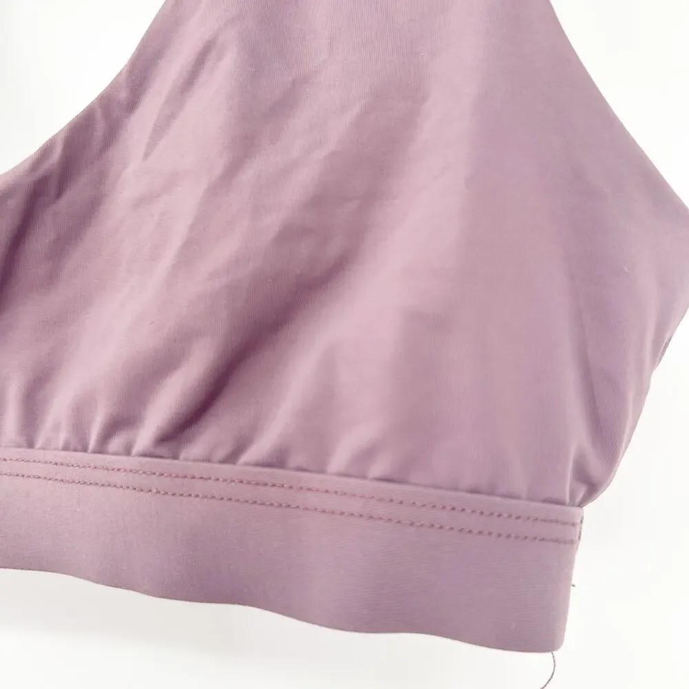 Dippin' Daisy's Beach Seamless Scoop Neck Swim Bikini Top‎ Size M Purple Haze
